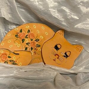 Handcrafted Cat Wall Art